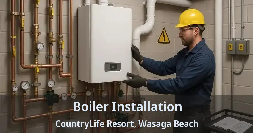 Boiler Installation CountryLife Resort, Wasaga Beach - ON