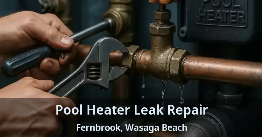 Pool Heater Leak Repair Fernbrook, Wasaga Beach - ON